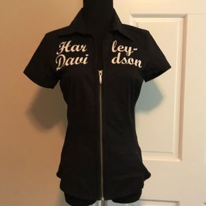 Harley-Davidson Zip Shirt Like New